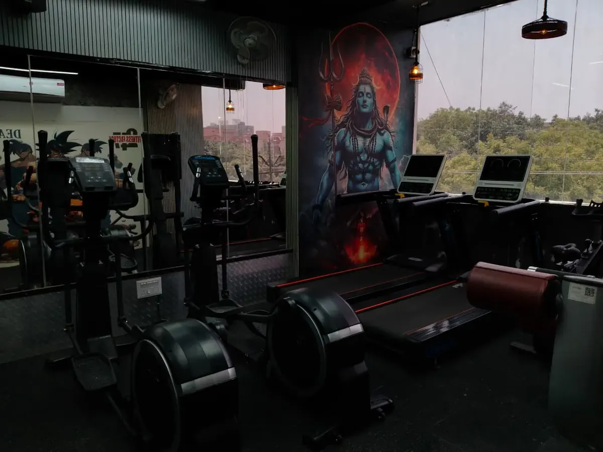 Cardio Zone at Fitness Factory Vasundhara
